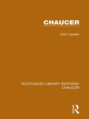 cover image of Chaucer